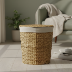Straw Laundry Basket S